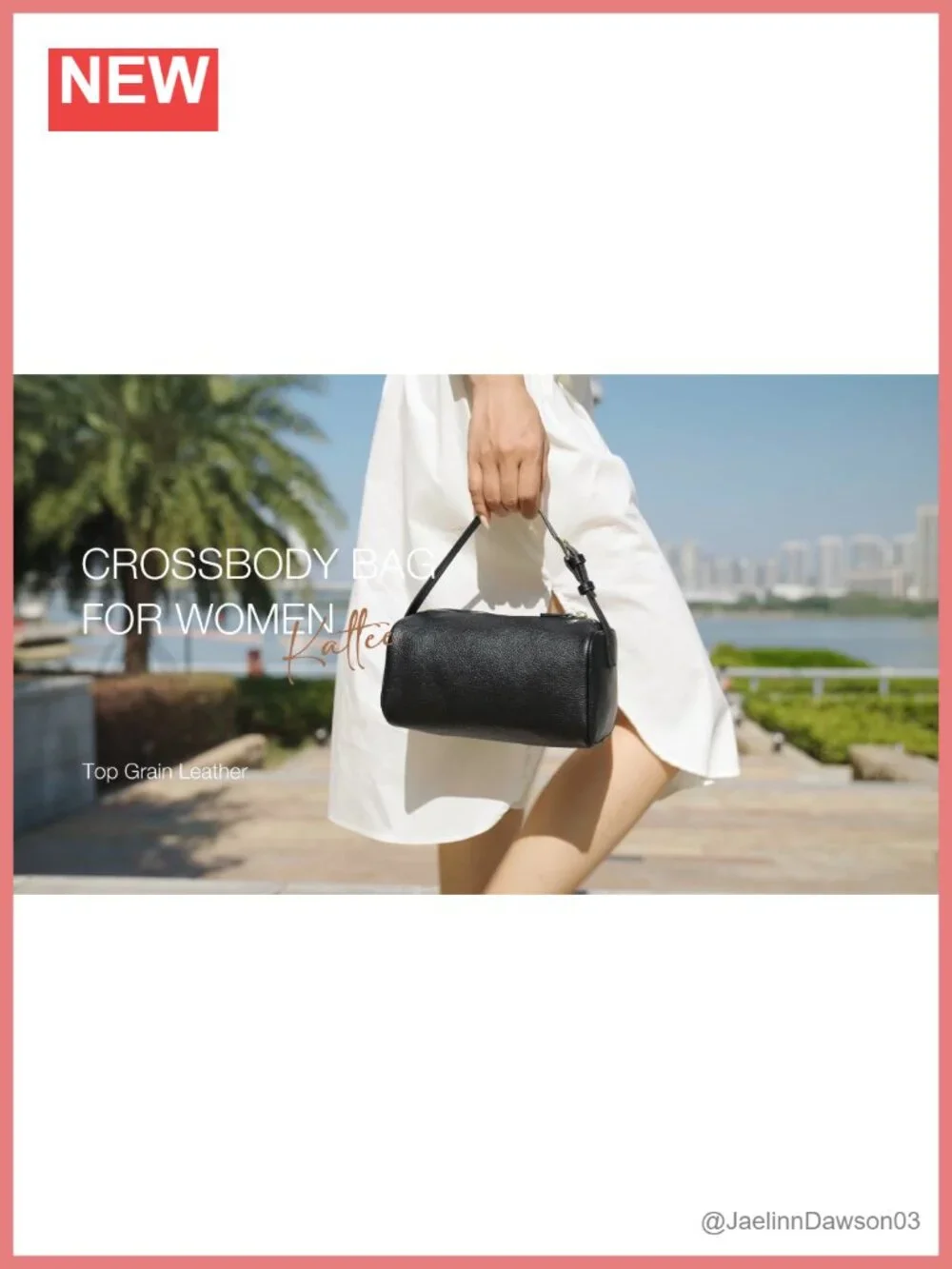 Leather Crossbody Hobo Bag with Adjustable Strap for Women